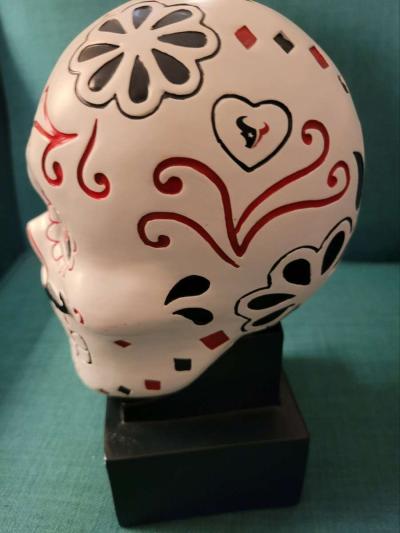 NFL HOUSTON TEXANS SUGAR SKULL STATUE - Thumbnail 2