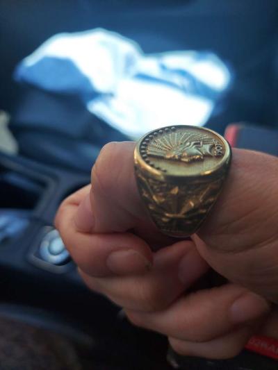 mens gold ring - Thumbnail 4