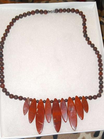 NECKLACE SET ill match bracelet with 2 pair earring - Thumbnail 3