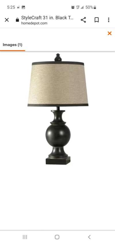 set noir table lamps - Thumbnail 3