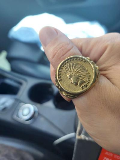 mens gold ring - Thumbnail 2