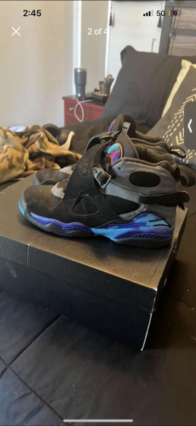 Air Jordan Retro Aqua 8s Youth Size 7 - Hurst, Texas