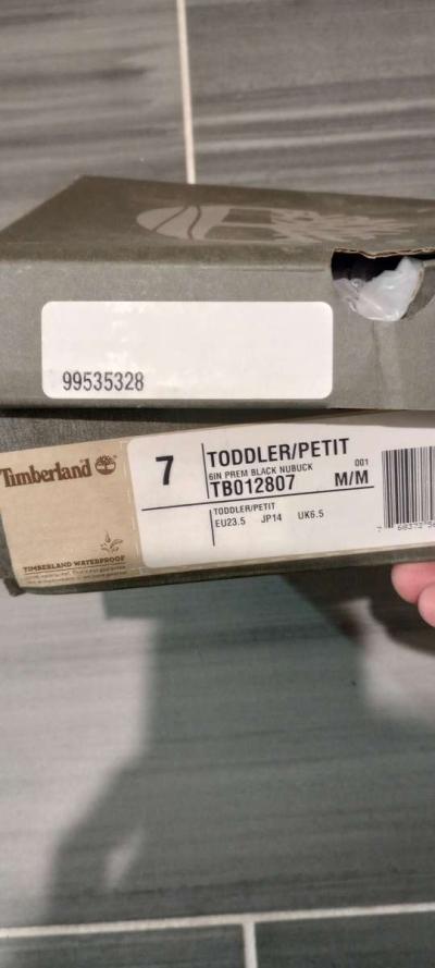 toddlers boys timberland boots size 7 brand new - Thumbnail 6