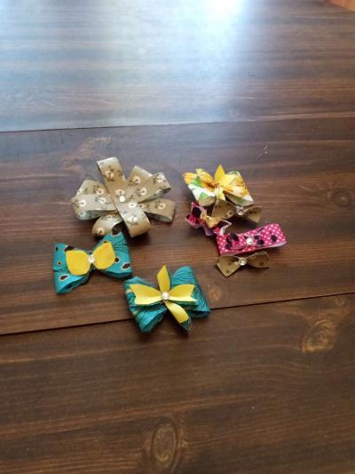 ribbon hair bows or gift bows - Thumbnail 2