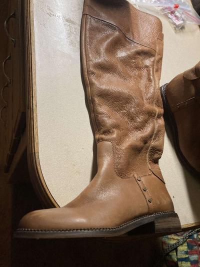 Franco Sarto Over the knee browns genuine leather boots