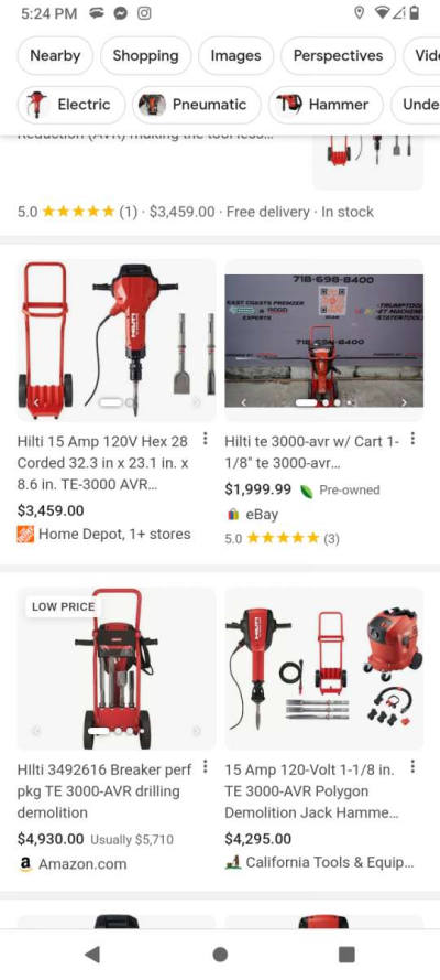 Hilti 3000 jackhammer - Thumbnail 3