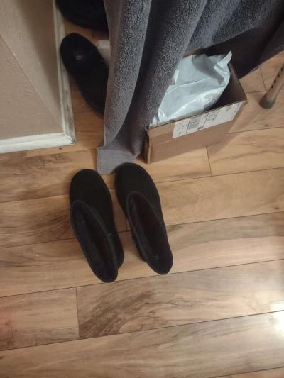 black boots