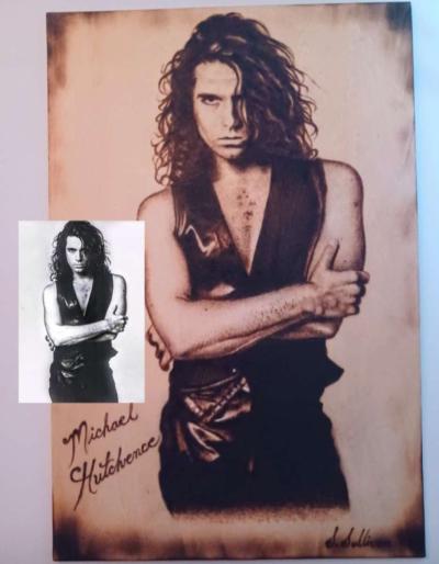 Portraits burned on wood - Thumbnail 2