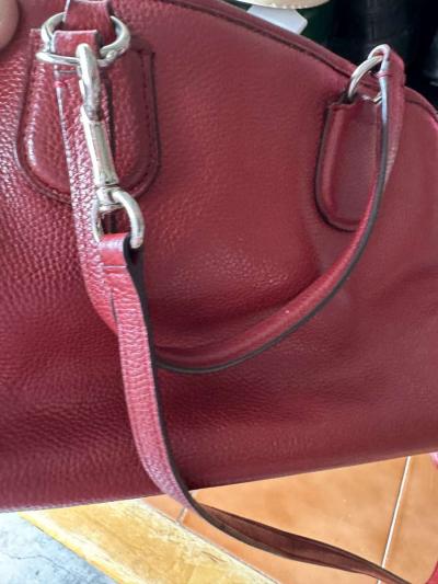 1 Ladies Burgundy COACH PURSE - Thumbnail 4