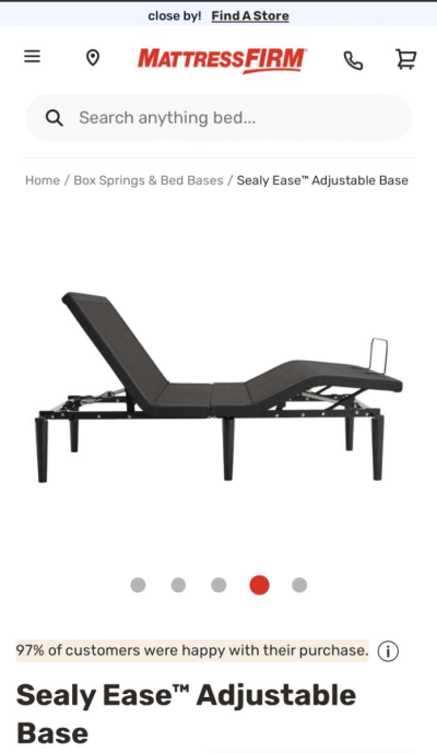 Brand New adjustable base Tempur Sealy - Thumbnail 3