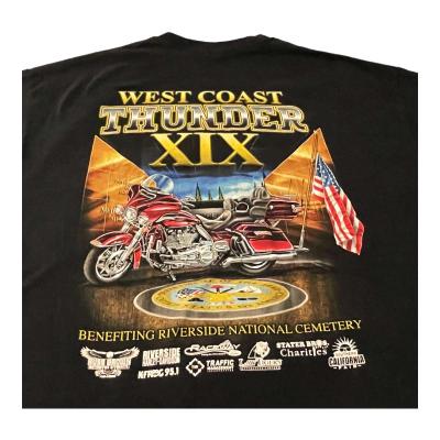 2019 West Coast Thunder Memorial Ride Tee XL - Thumbnail 4