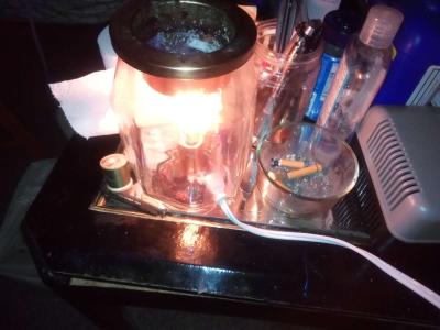 Clear light up candle burned - Thumbnail 3