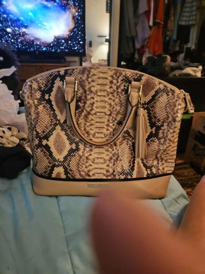 brahmin pocketbook with matching wallet