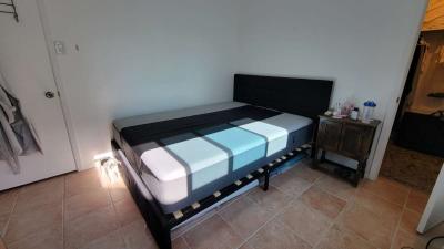 Queen memory foam mattress with a bed frame - Thumbnail 2