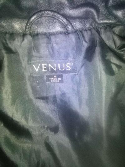 womens black leather jacket - Thumbnail 3