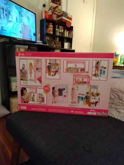 brand new Barbie fold and go play set barbie included - Sarasota, Florida