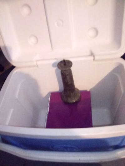 chopsticks case cigarette holder bronze candle holder - Thumbnail 6