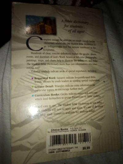 the student bible dictionary book - Thumbnail 2