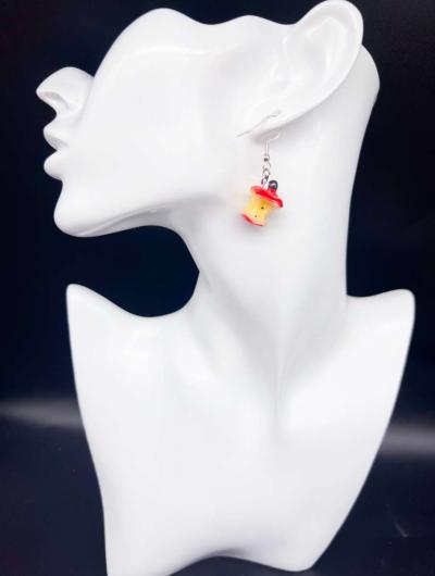 Cute Apple Core Earrings - Houston, Texas