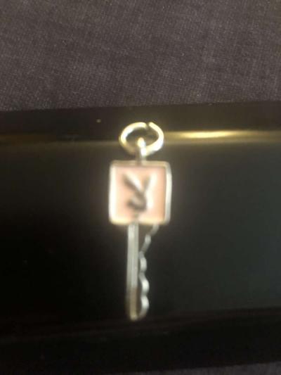 playboy bunny earrings and charm - Thumbnail 2