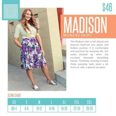 NWT 3XL LuLaRoe Cassic T and Madison Skirt outfit 35 - Thumbnail 5
