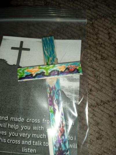 hand made crosses 3 each