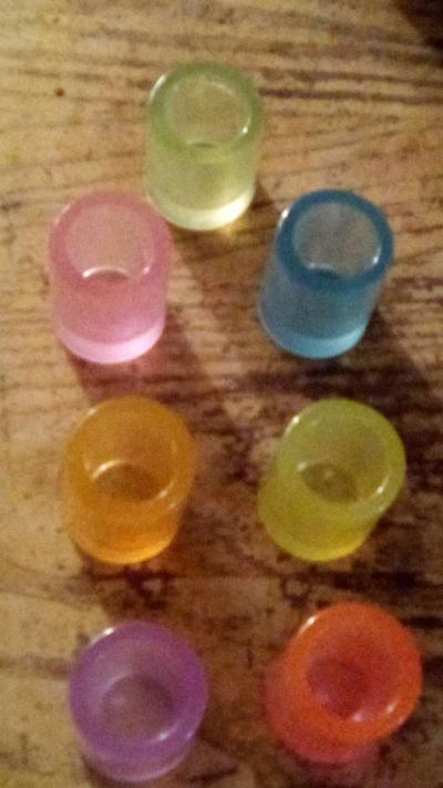 Glow in the dark UV shot glasses - Woodsboro, Texas