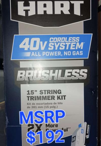 Hart string trimmer kit