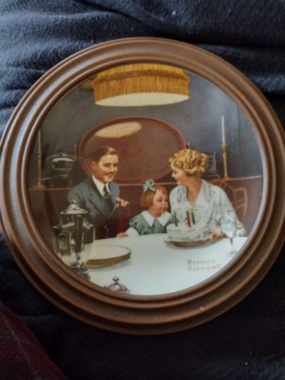 Norman Rockwell plates - Thumbnail 6