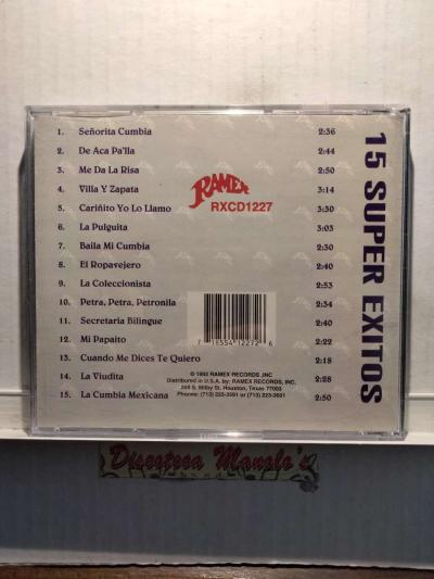 LOS SEPULTUREROS 15 SUPER EXITOS CD USADO EN EXC COND - Thumbnail 3
