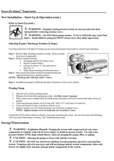 Hayward power flo matrix pump - Thumbnail 2