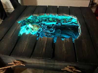 Friday the 13th lights up table
