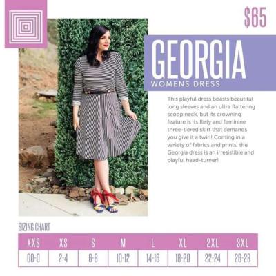 NWT LuLaRoe 2XL Dresses Fit size 22 to 24 info last pics - Thumbnail 4