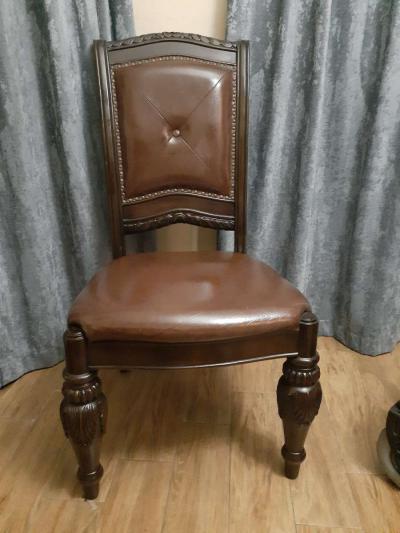 Antoinette Formal Dining room chairs 5 in all one with arms - Thumbnail 2