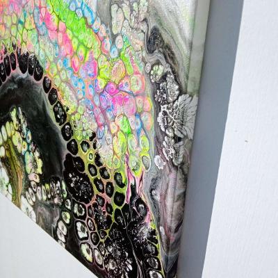 16 x 12 x 1 Acrylic Pour Painting - Thumbnail 2