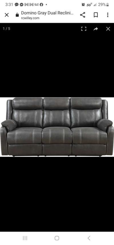 Sofa Recliner and Reclining Rocking Chair - Thumbnail 6