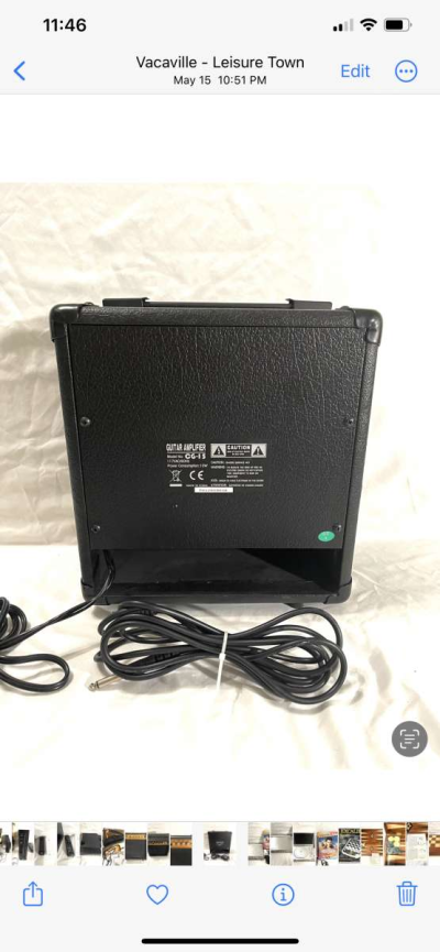 like new California brand amplifier with guitar chord - Thumbnail 4