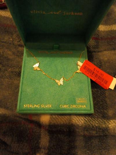 Sterling silver necklace butterflies - Thumbnail 5