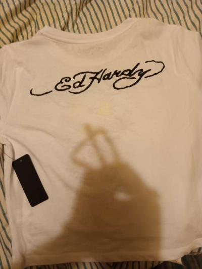 Ed Hardy tshirt size large womens - Thumbnail 5