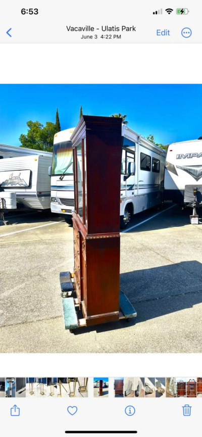 Antique Dining cabinet hutch - Thumbnail 6