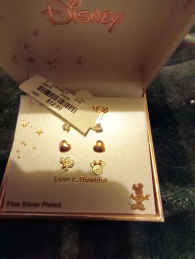 Disney earrings sterling silver - Thumbnail 3