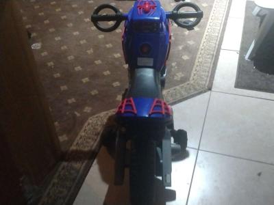 Marvel Spiderman 6V Battery Powered Motorcycle Boys Ride - Thumbnail 5