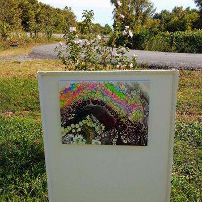 16 x 12 x 1 Acrylic Pour Painting - Thumbnail 3