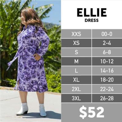 NWT 3XL LuLaRoe Ellie 25 Fits size 26 to 28 Retails for  52 - Thumbnail 5