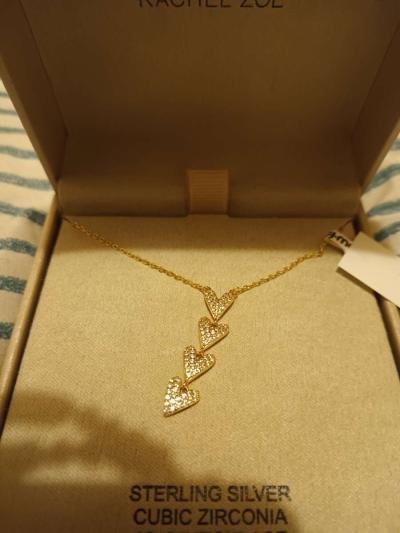 sterling silver necklace hearts chains