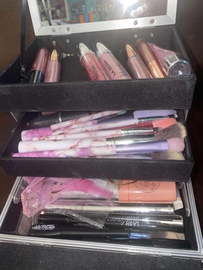 Makeup box  Jewelry Box Earrings - Thumbnail 6