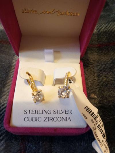 sterling silver earrings - Thumbnail 2