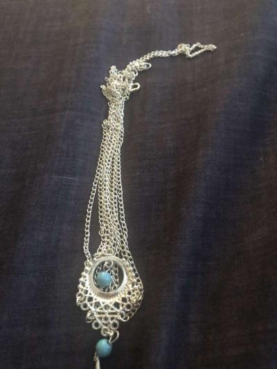 blue foot bracelet - Alicia, Arkansas