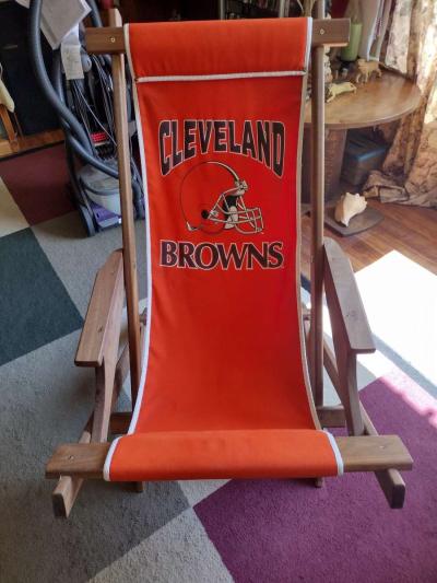 Cleveland browns chair - Mansfield, Ohio