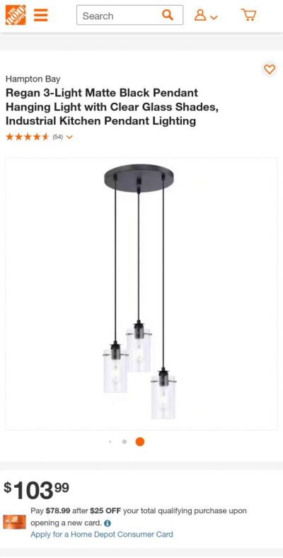 black metal ceiling lamp - Lake Elsinore, California